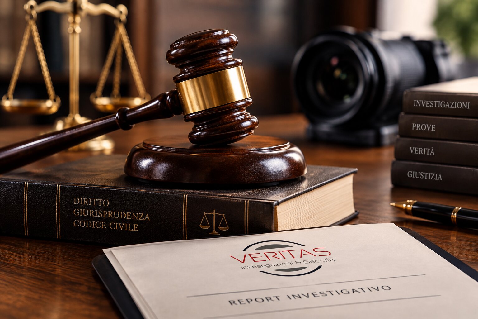 report investigativo in tribunale